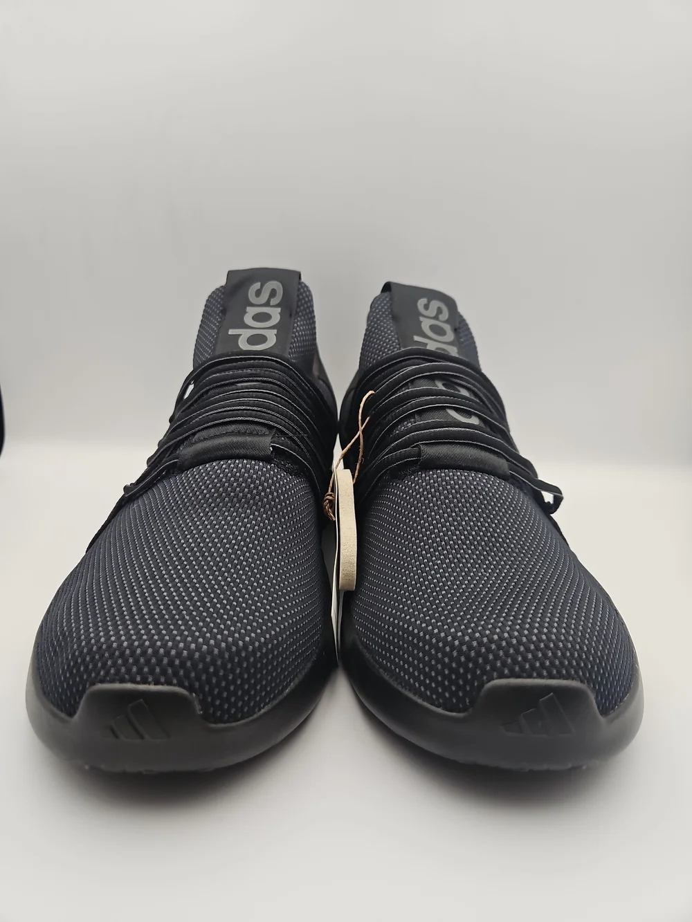 adidas Men's Black Cloudfoam Slip-On Athletic Sneakers